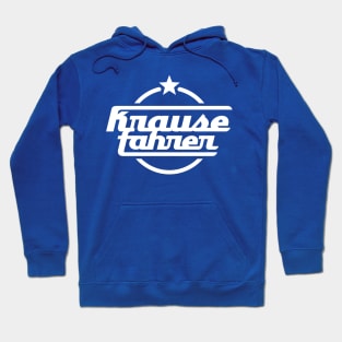 Krause driver logo (white) Hoodie